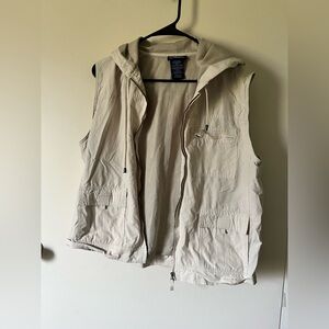 Catalina WOMen's Light Tan Hooded Vest